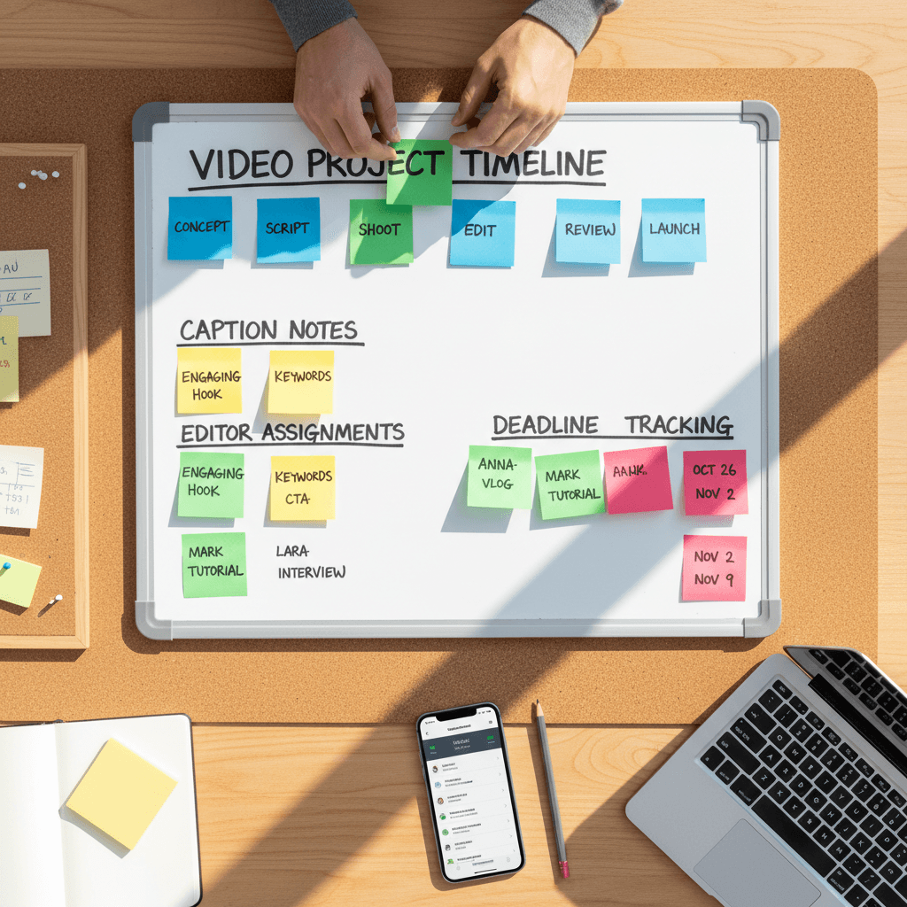 Person mapping workflow improvements with sticky notes on a glass wall